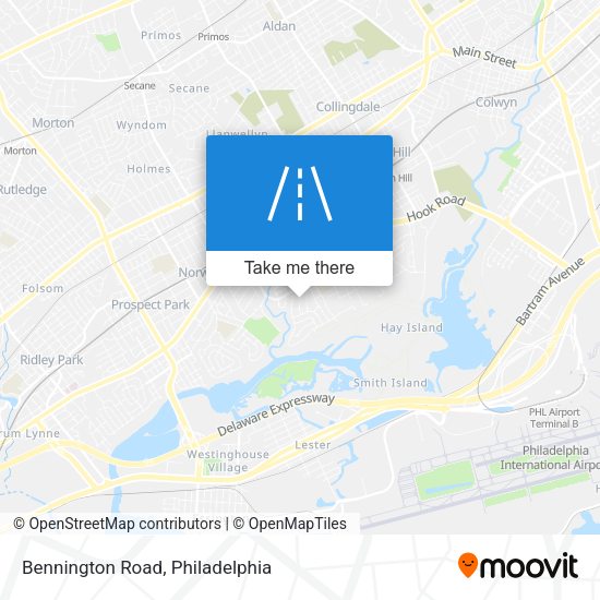 Bennington Road map
