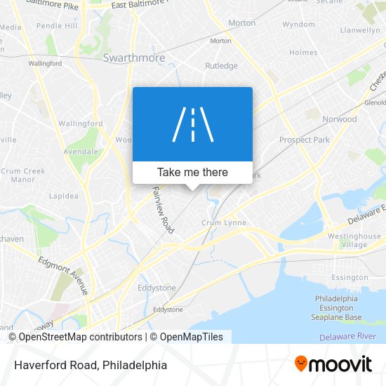 Haverford Road map
