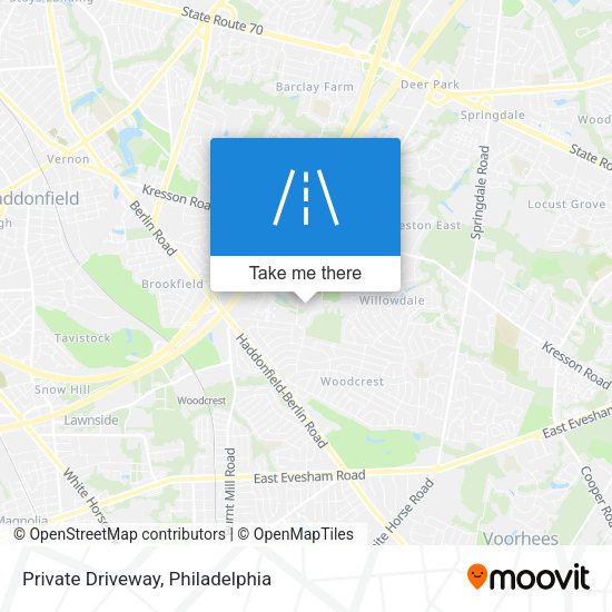 Mapa de Private Driveway
