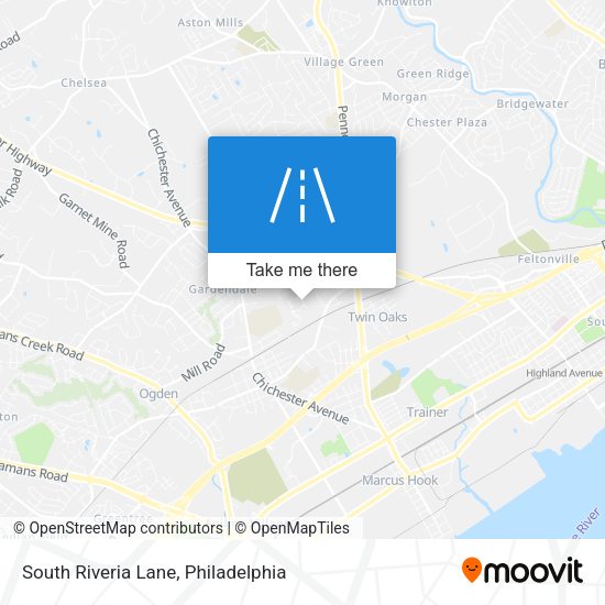 South Riveria Lane map