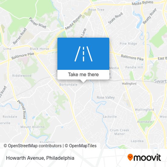 Howarth Avenue map