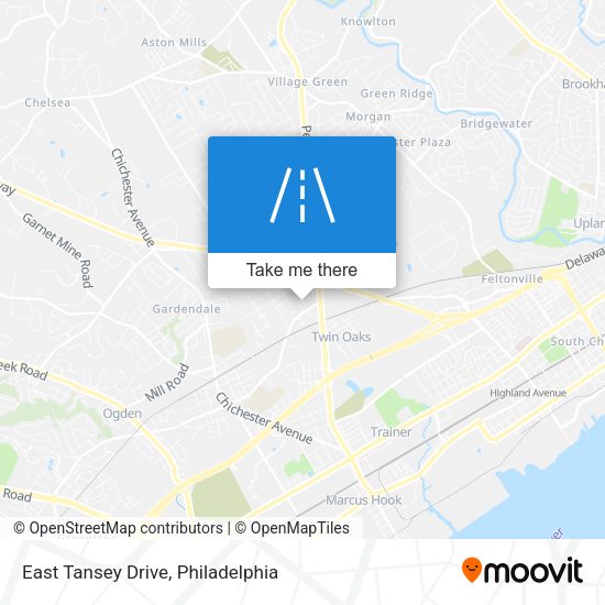 Mapa de East Tansey Drive