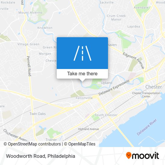Woodworth Road map