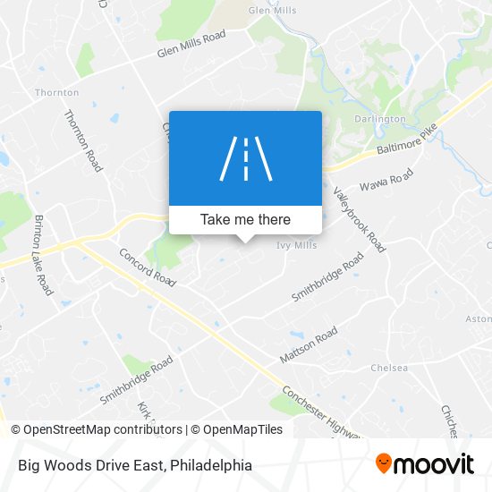 Mapa de Big Woods Drive East