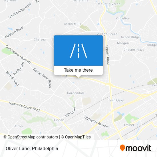 Mapa de Oliver Lane