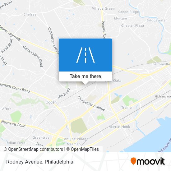Mapa de Rodney Avenue