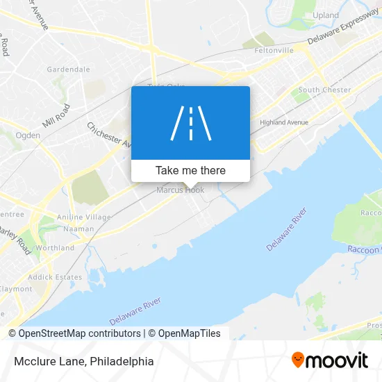 Mcclure Lane map
