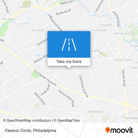 Mapa de Eleanor Circle