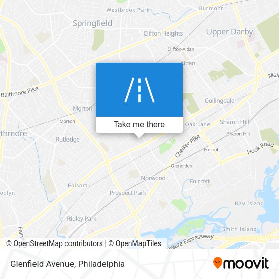 Glenfield Avenue map