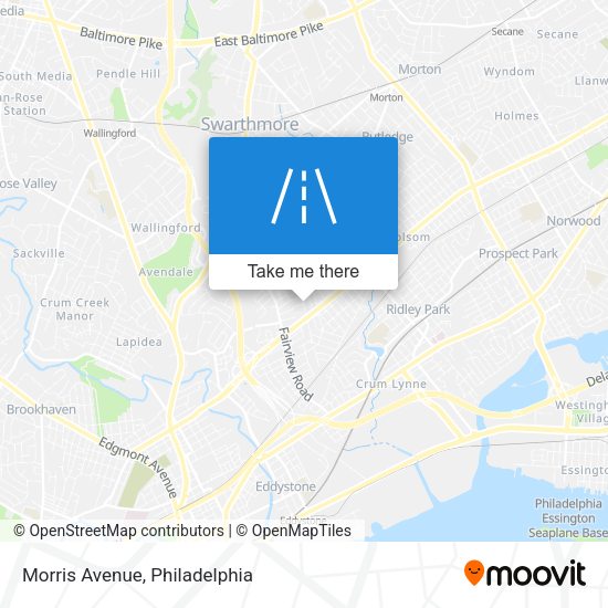 Morris Avenue map