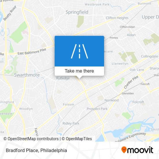 Mapa de Bradford Place