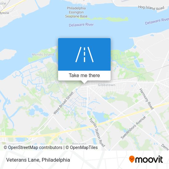 Mapa de Veterans Lane