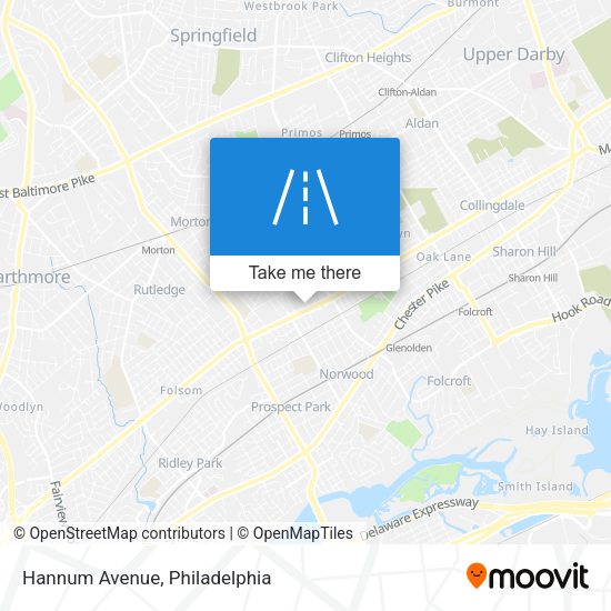 Mapa de Hannum Avenue