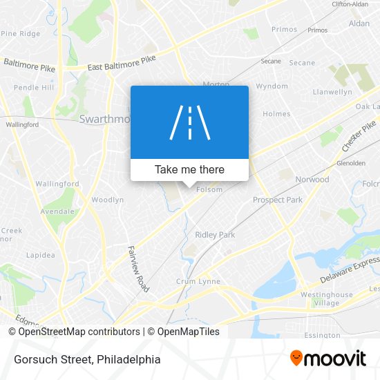 Gorsuch Street map