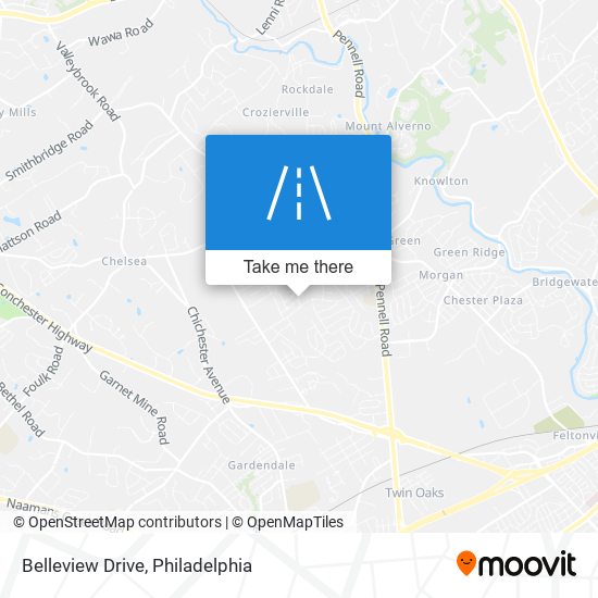 Belleview Drive map