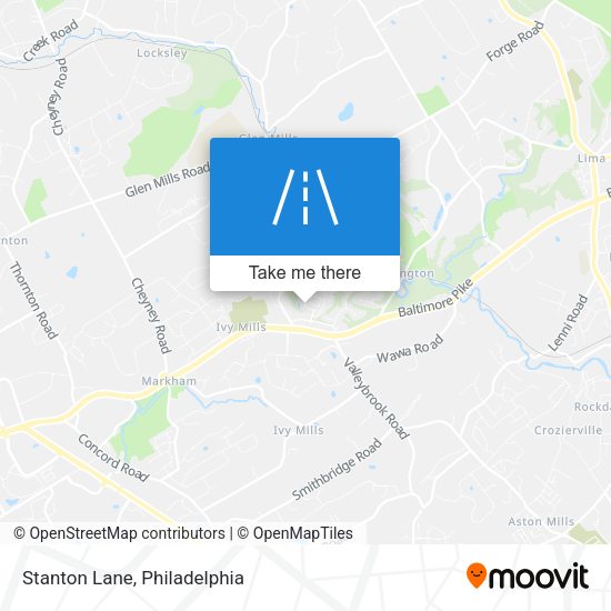 Mapa de Stanton Lane