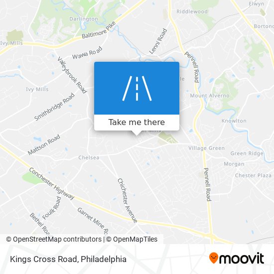 Kings Cross Road map