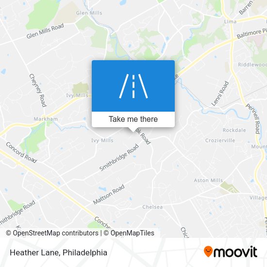 Mapa de Heather Lane