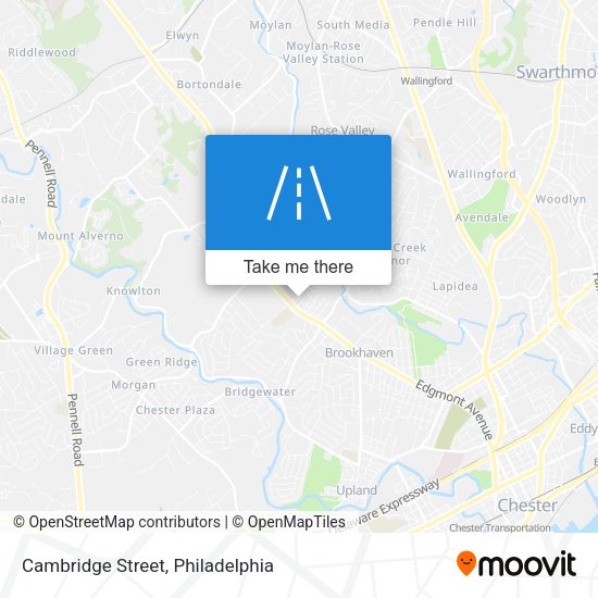 Cambridge Street map