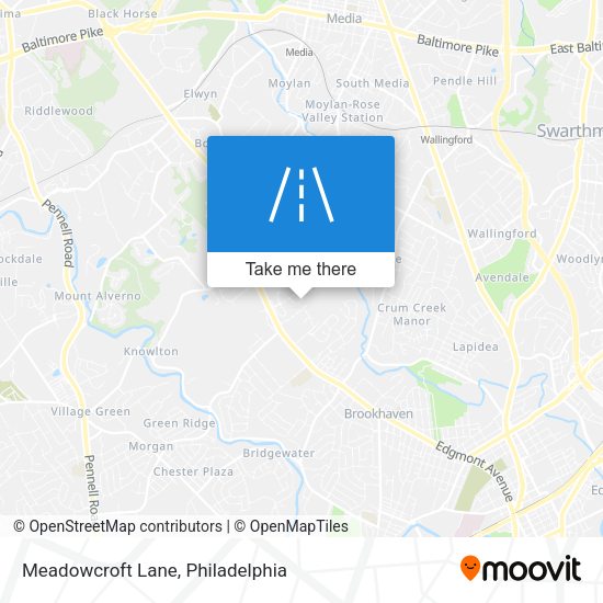 Meadowcroft Lane map