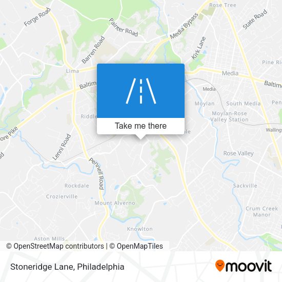 Mapa de Stoneridge Lane