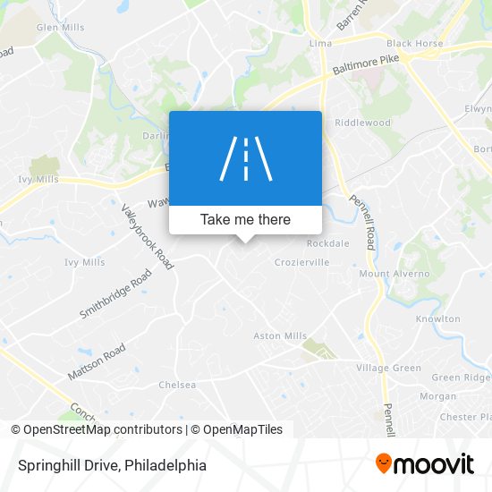 Springhill Drive map