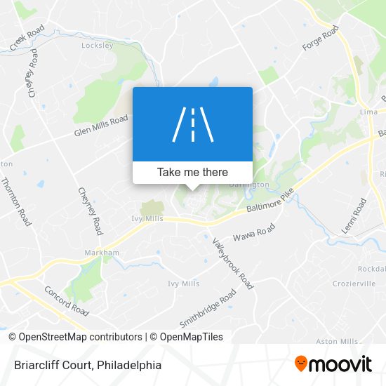 Briarcliff Court map