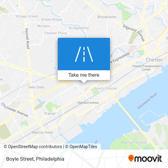 Mapa de Boyle Street