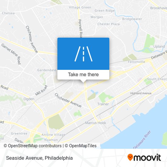 Seaside Avenue map