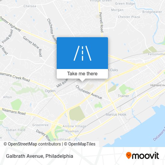 Mapa de Galbrath Avenue