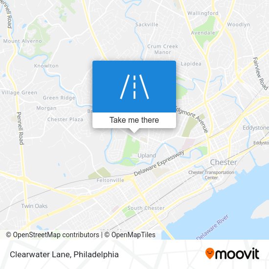 Clearwater Lane map