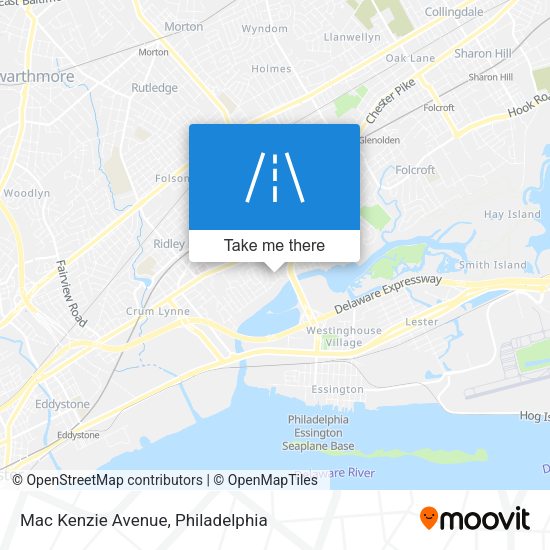 Mac Kenzie Avenue map
