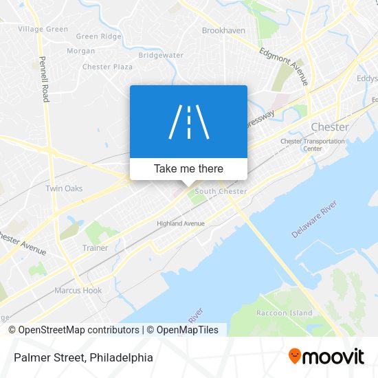 Mapa de Palmer Street