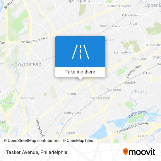 Tasker Avenue map