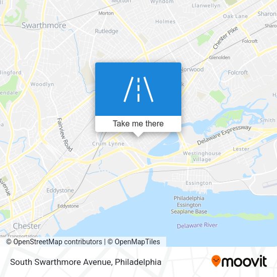 Mapa de South Swarthmore Avenue
