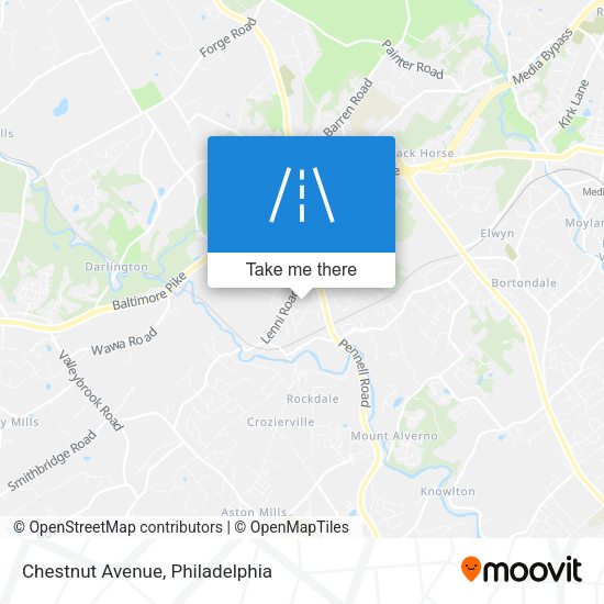 Mapa de Chestnut Avenue