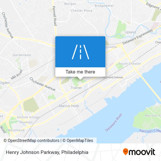 Henry Johnson Parkway map