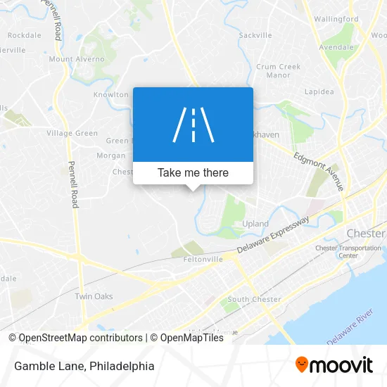 Gamble Lane map