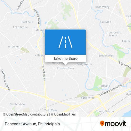 Pancoast Avenue map