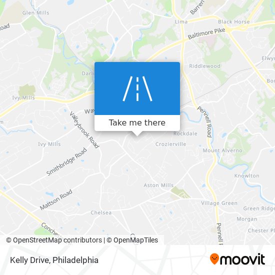 Mapa de Kelly Drive