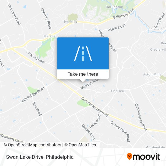 Mapa de Swan Lake Drive