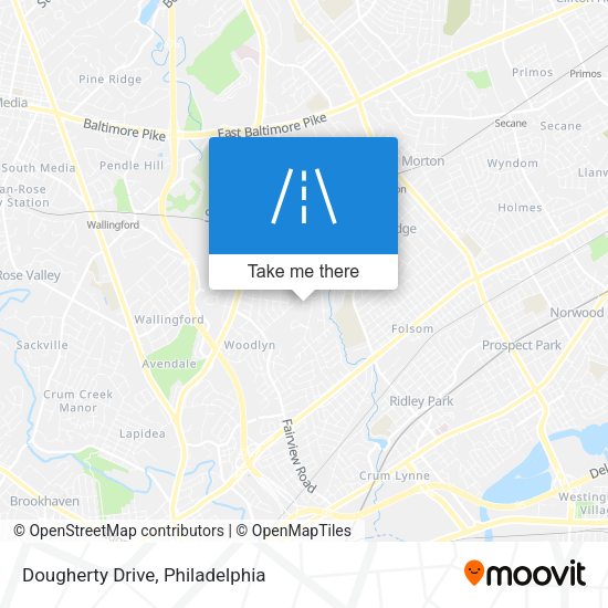 Dougherty Drive map