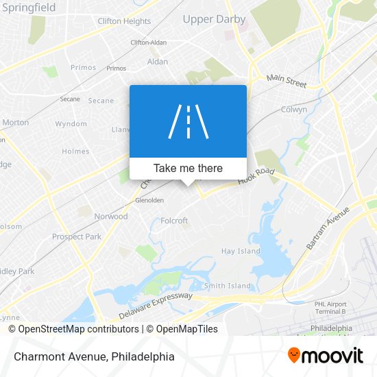 Charmont Avenue map