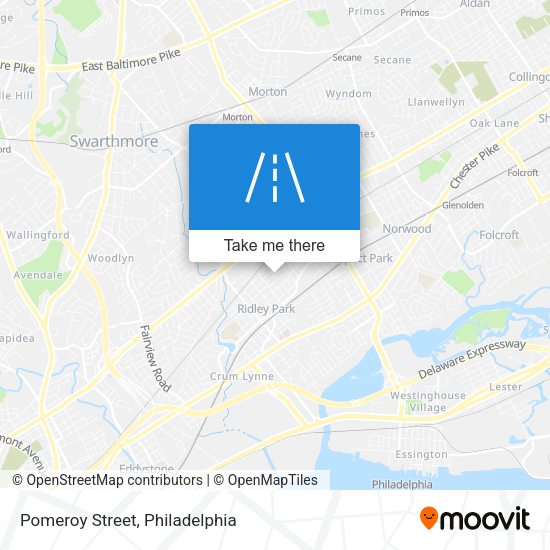 Pomeroy Street map