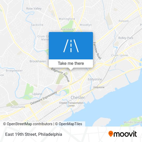 Mapa de East 19th Street