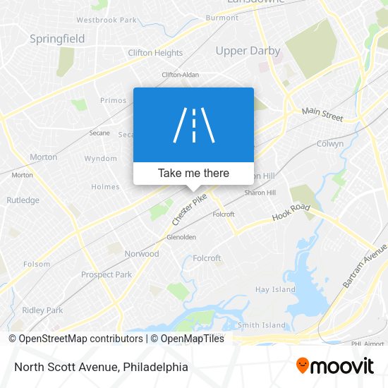Mapa de North Scott Avenue