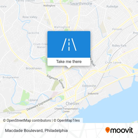 Mapa de Macdade Boulevard