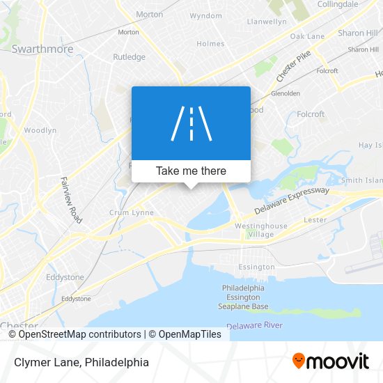 Mapa de Clymer Lane