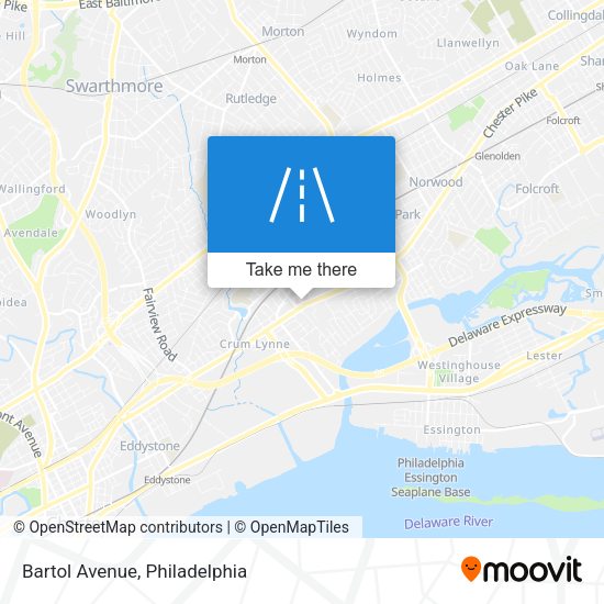 Mapa de Bartol Avenue