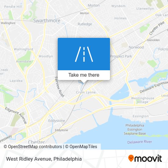 West Ridley Avenue map